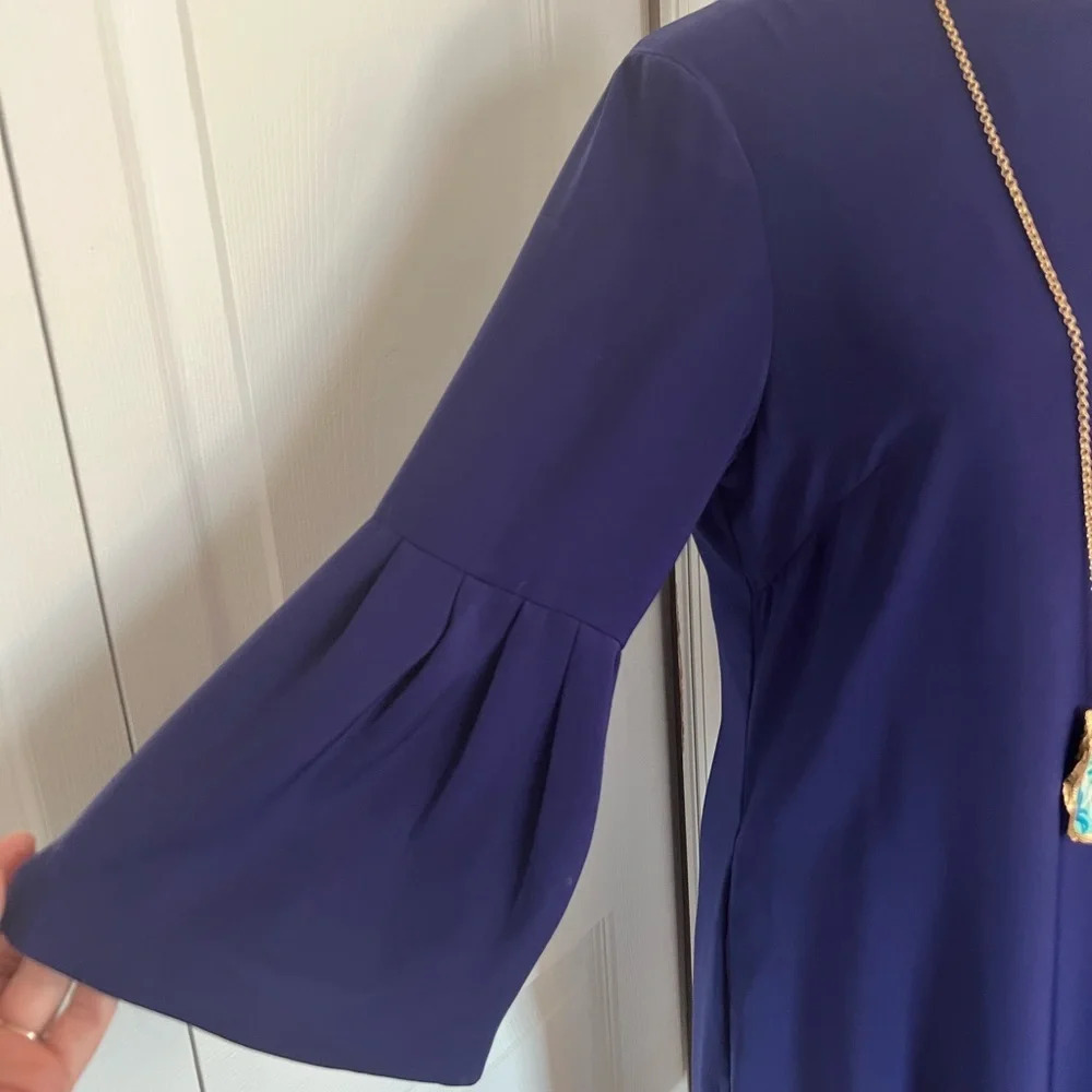Jade Melody Tam Dress Navy Small - Picture 2 of 5